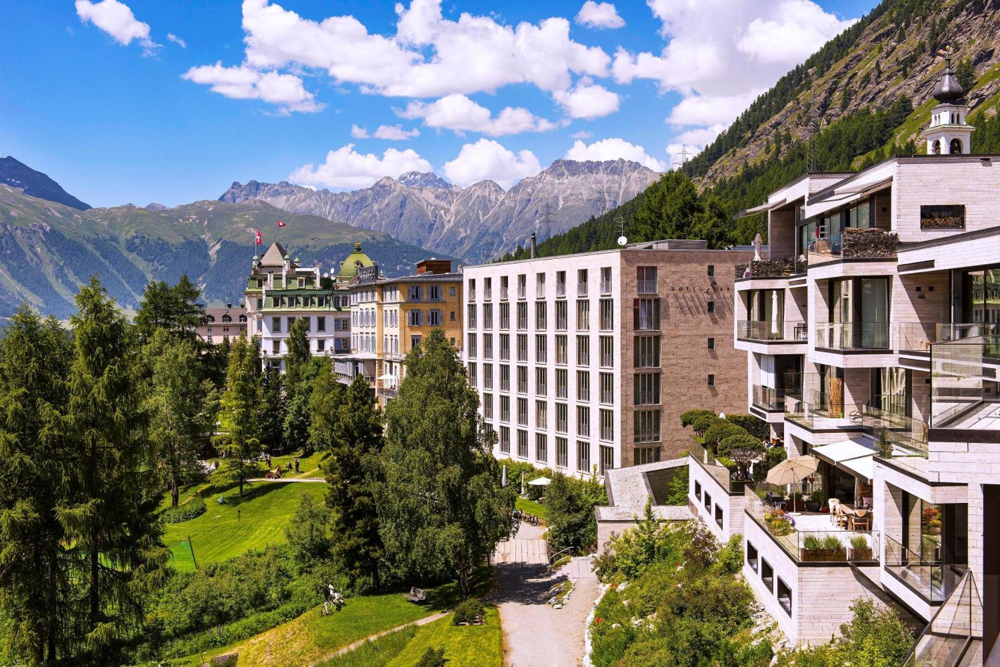 Hotel Saratz 폰트레시나 외부 사진